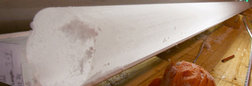 This ice core contains about 500 years of snowfall from about 75,000 years ago
