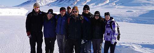 Før Lars returnerede med Skier 91, nåede han at tage et gruppefoto