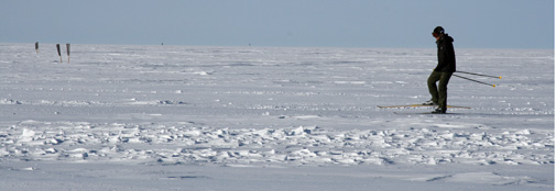 A moment of zen on the ice sheet 