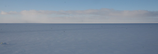 Evening over the ice sheet.