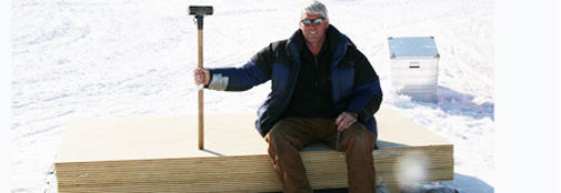 Sverrir, the Plywood watchman