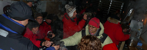 Celebrating the termination of the ice core processing