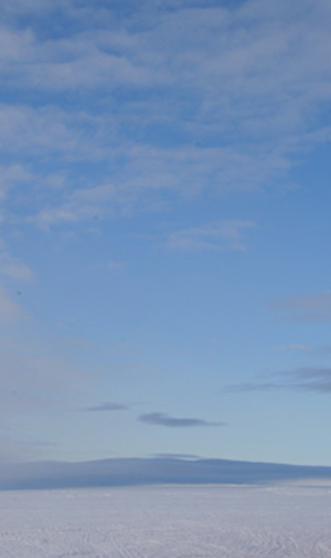 The clouds form wonderful patterns