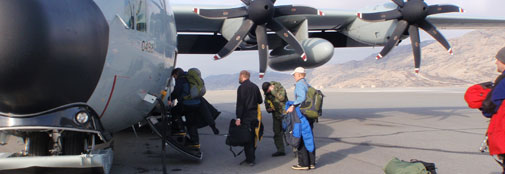 First team arrived successfully to the NEEM camp, 2010