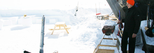 Barbeque on the ice