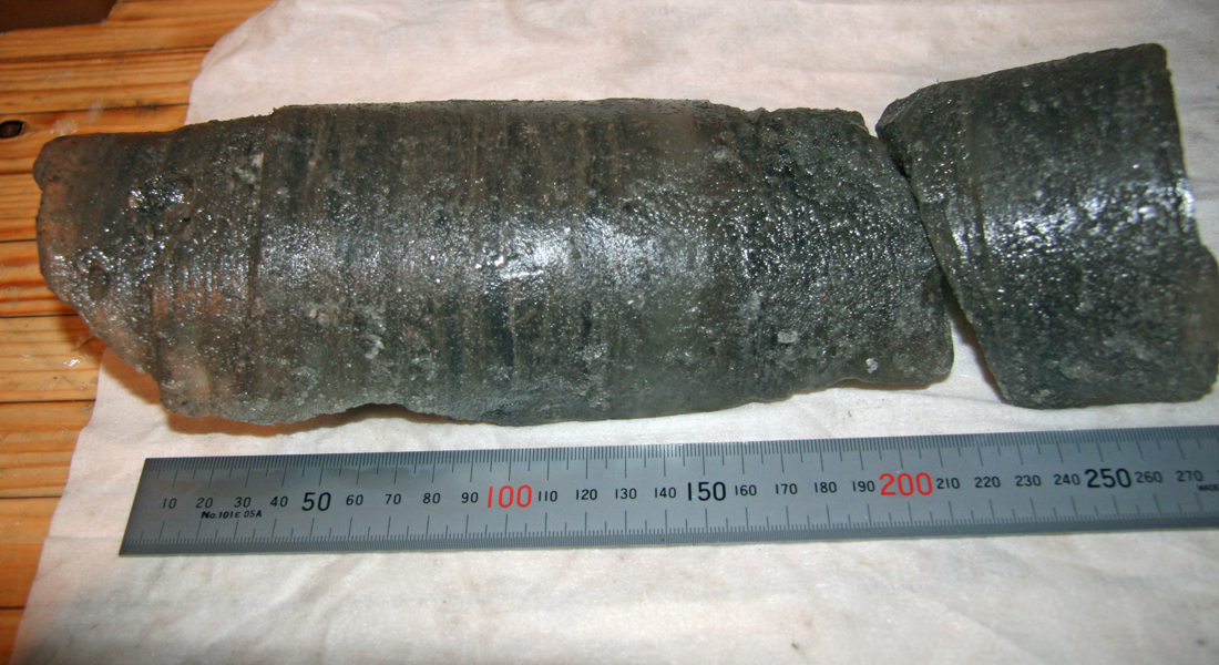 The final NEEM ice core drilled July 19 2012